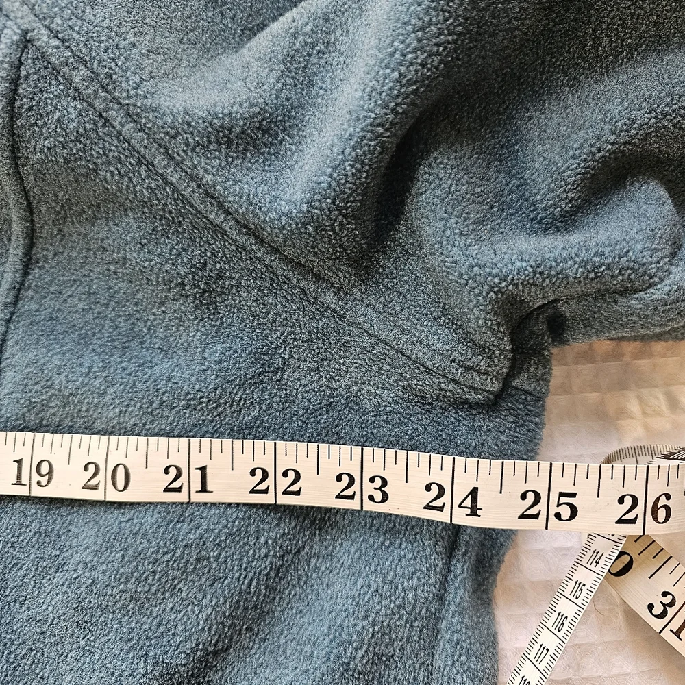 Columbia Zipper Fleece Jacket Blue Green Women's Size 2X‎